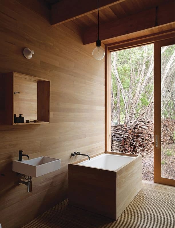Modern minimalist bathroom by Stone Works Remodeling in Metro Detroit, MI