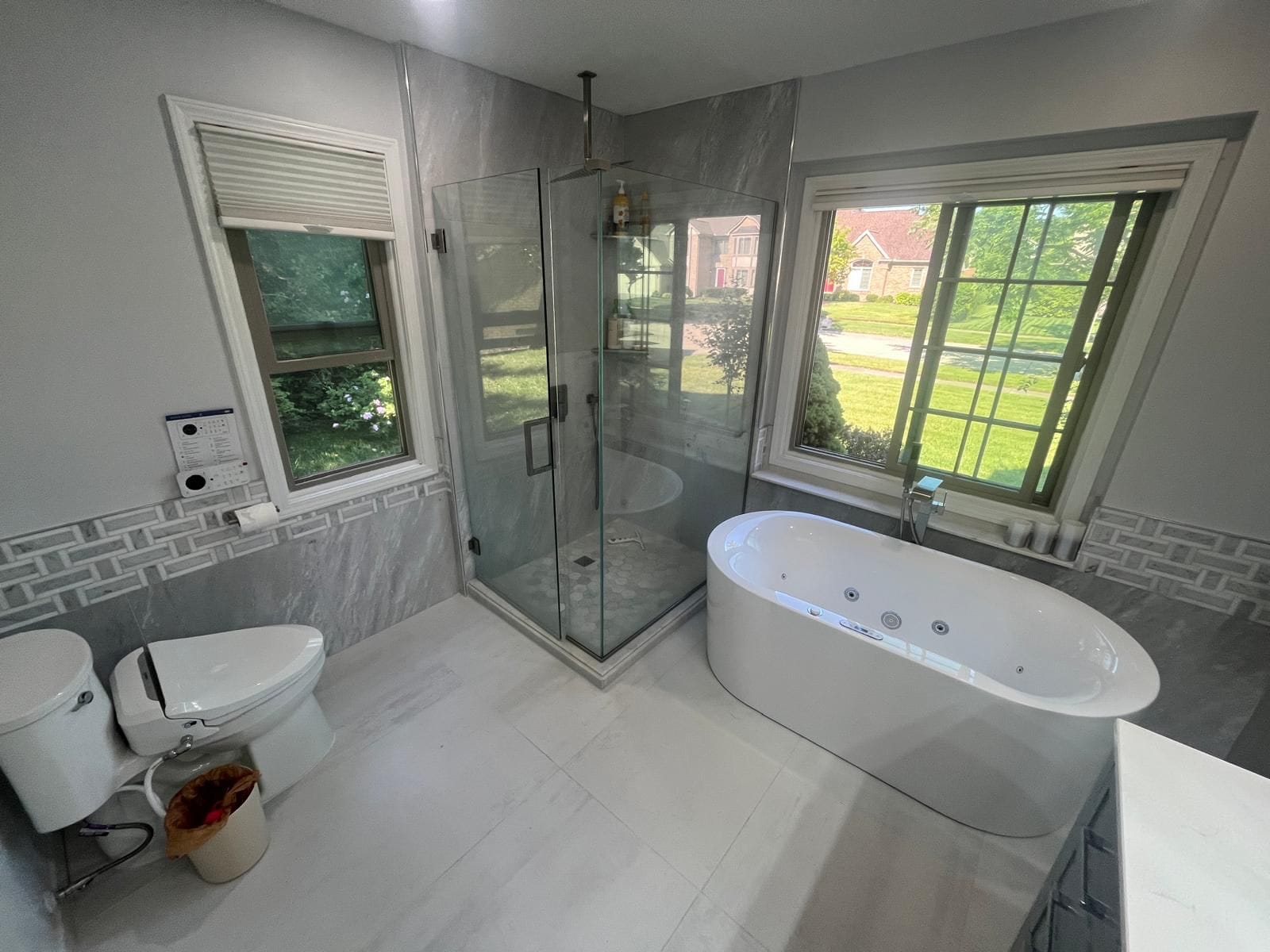 Free-Standing Tub by Stone Works Remodeling in Metro Detroit, MI