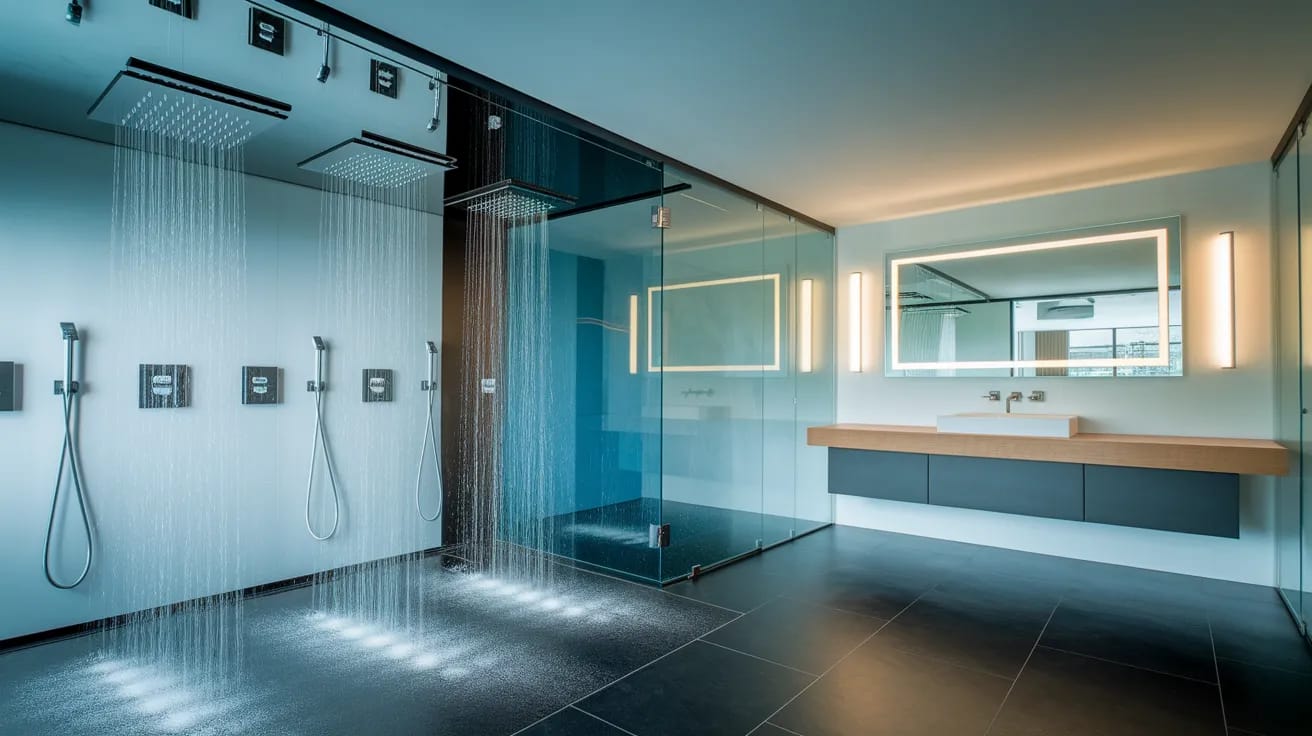 Walk-in Shower by Stone Works Remodeling in Metro Detroit, MI