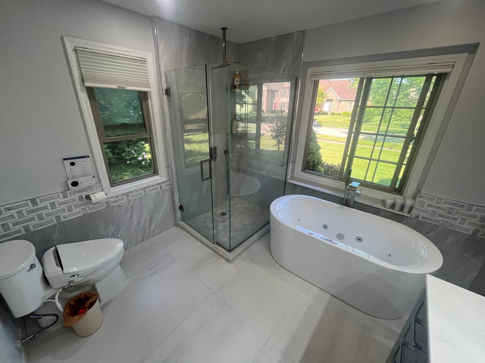 Walk-in tub installation in Troy, MI by Stone Works Remodeling