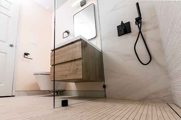 Curbless Walk in Shower Installation